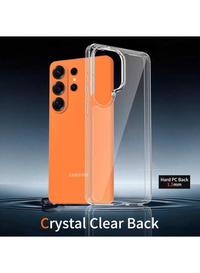 أكاليكس جراب شفاف متوافق مع سامسونج S26 ألترا، جراب TPU شفاف مع حماية من الصدمات في الزوايا الأربع وحماية للكاميرا ومضاد للانزلاق | شفاف - Image 3